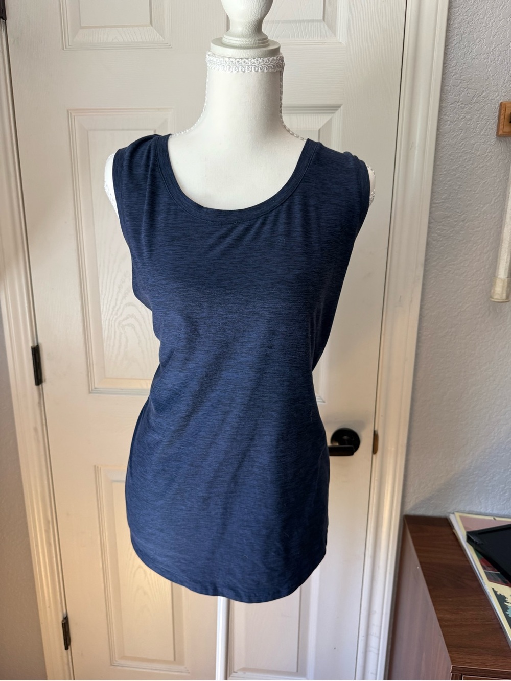 Title Nine Women's Navy Scoop Neck Performance Tank